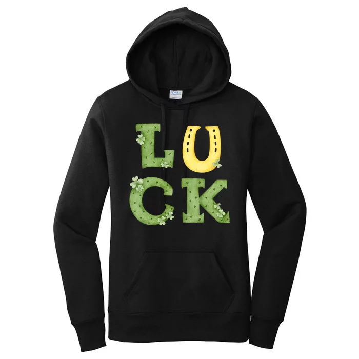 Luck St Patrick's Day Cute Gift Women's Pullover Hoodie