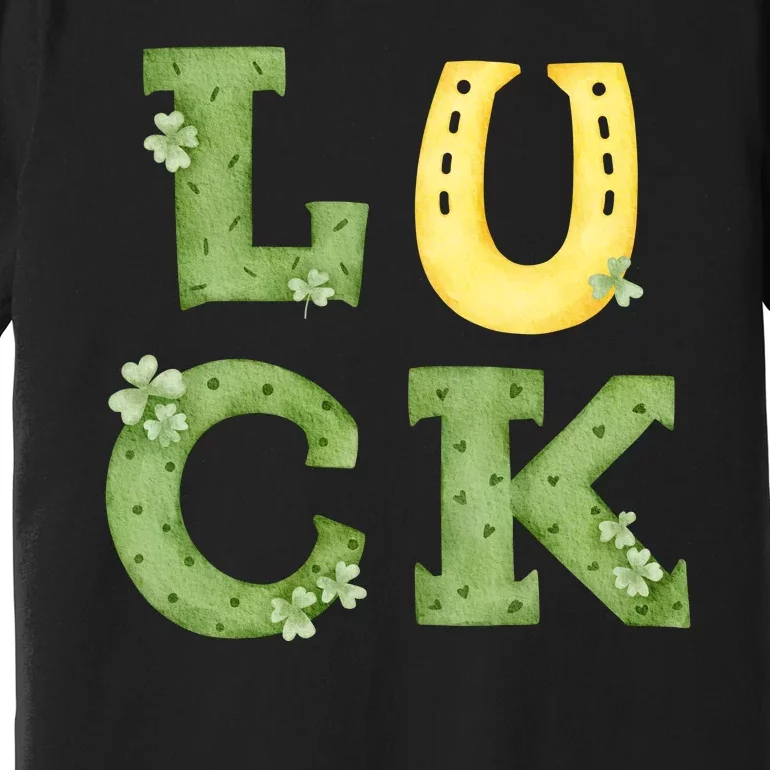 Luck St Patrick's Day Cute Gift Premium T-Shirt