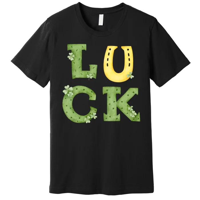 Luck St Patrick's Day Cute Gift Premium T-Shirt