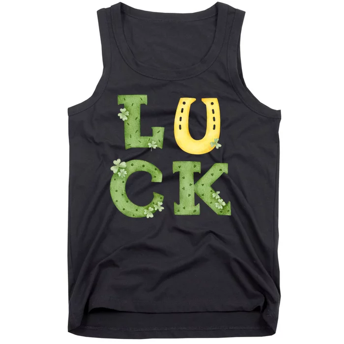 Luck St Patrick's Day Cute Gift Tank Top