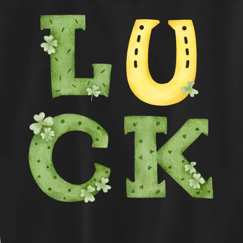 Luck St Patrick's Day Cute Gift Kids Sweatshirt