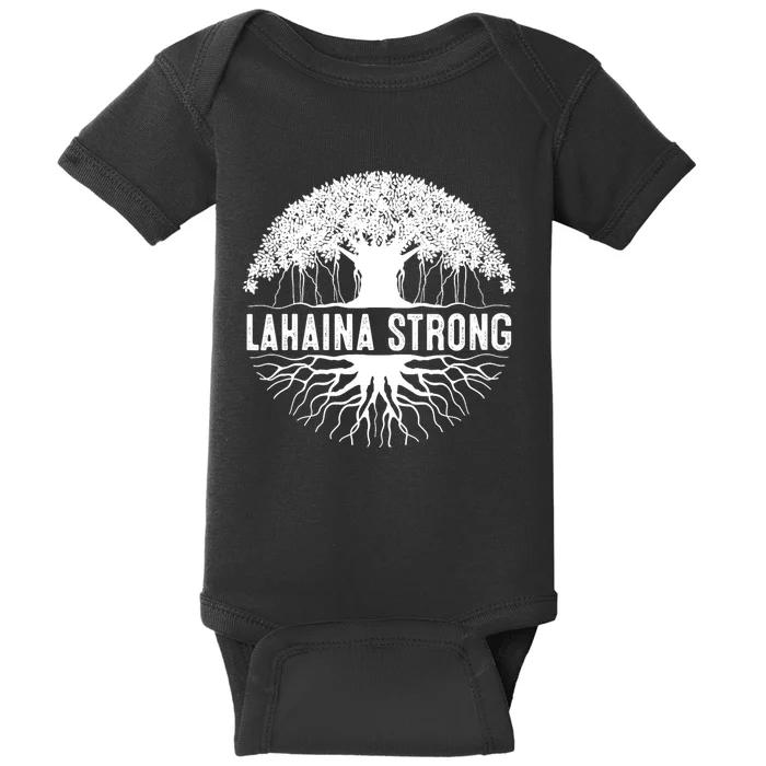 Lahaina Strong Pray For Maui Design Baby Bodysuit