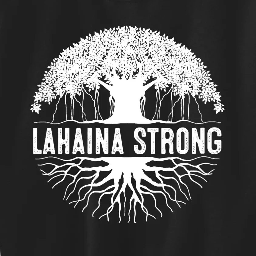 Lahaina Strong Pray For Maui Design Kids Sweatshirt