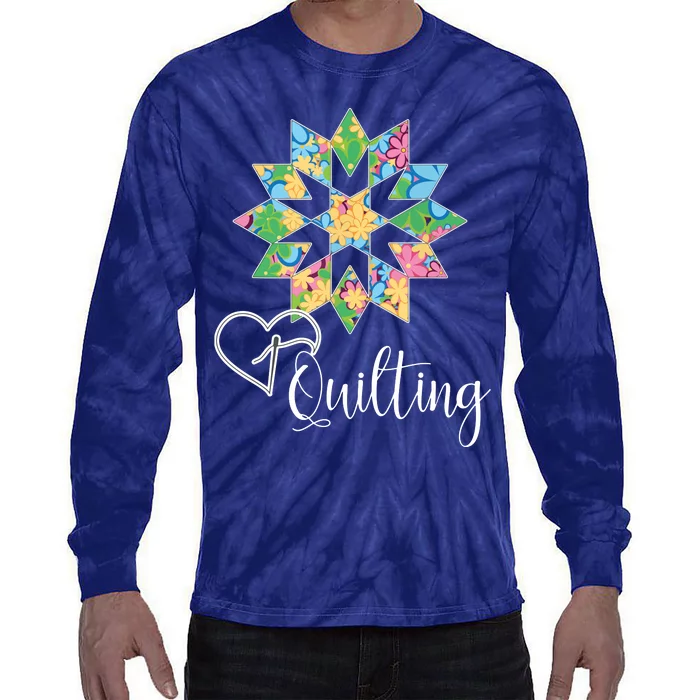 Love Sewing Quilting Hobby Crafter Gift 3Dk Tie-Dye Long Sleeve Shirt