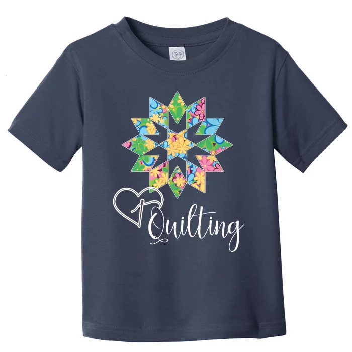 Love Sewing Quilting Hobby Crafter Gift 3Dk Toddler T-Shirt