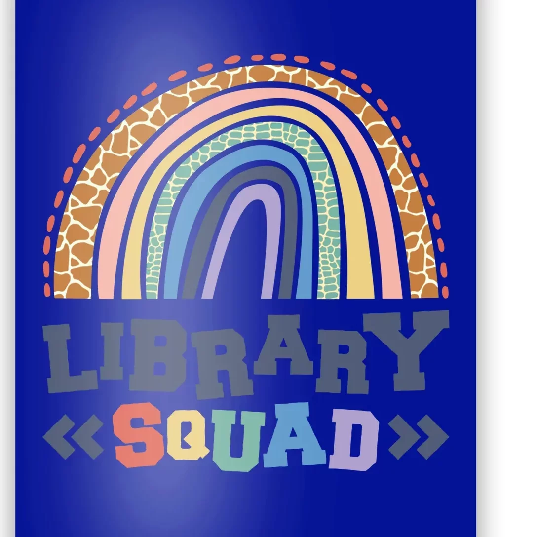 Library Squad Reading Books And Bookworm Library Day Great Gift Poster