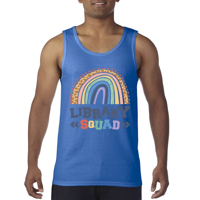 Library Squad Reading Books And Bookworm Library Day Great Gift Tank Top