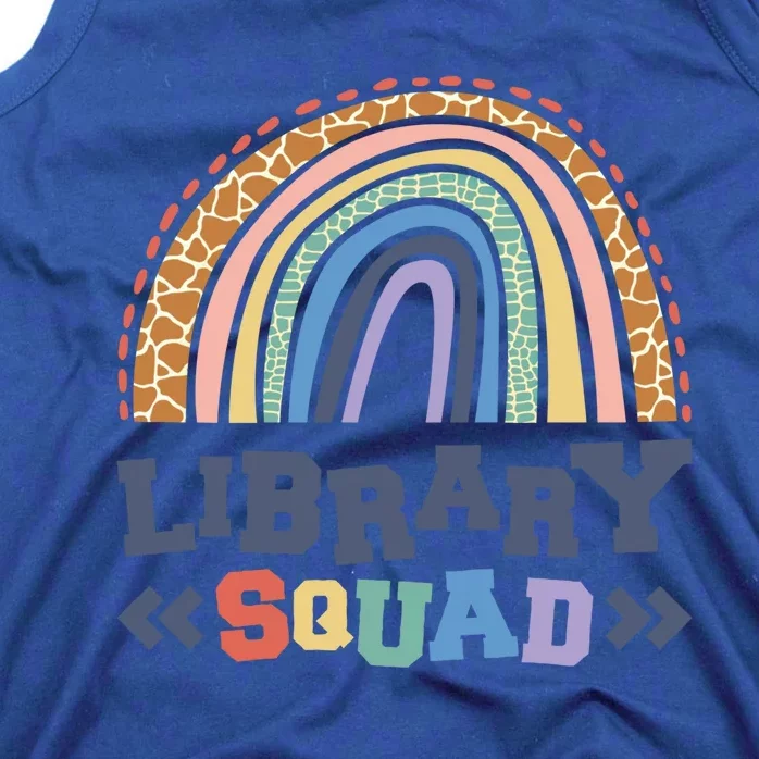 Library Squad Reading Books And Bookworm Library Day Great Gift Tank Top