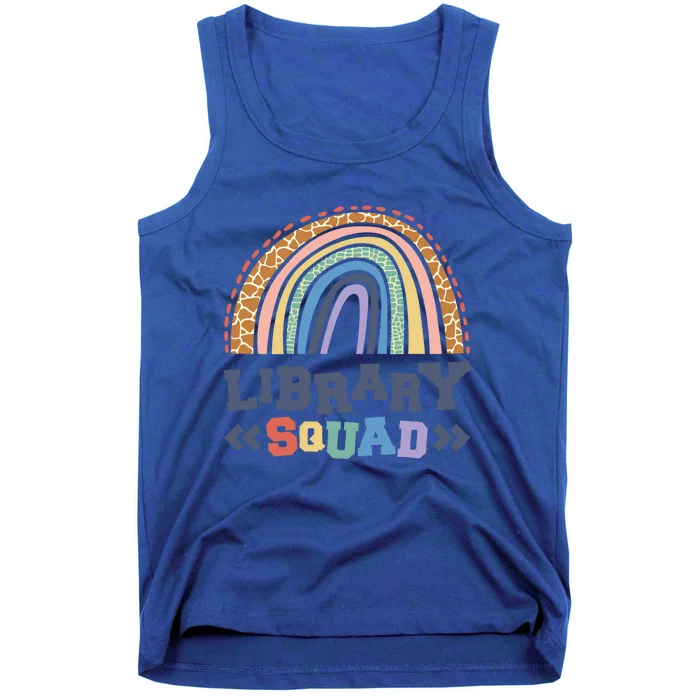 Library Squad Reading Books And Bookworm Library Day Great Gift Tank Top