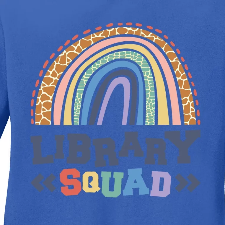 Library Squad Reading Books And Bookworm Library Day Great Gift Ladies Long Sleeve Shirt