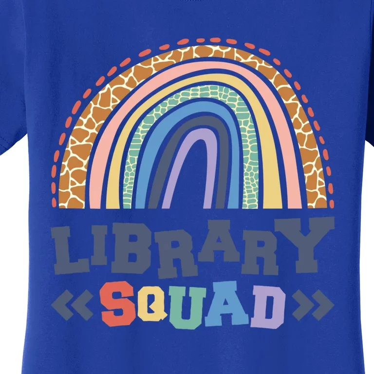 Library Squad Reading Books And Bookworm Library Day Great Gift Women's T-Shirt