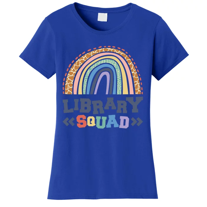 Library Squad Reading Books And Bookworm Library Day Great Gift Women's T-Shirt