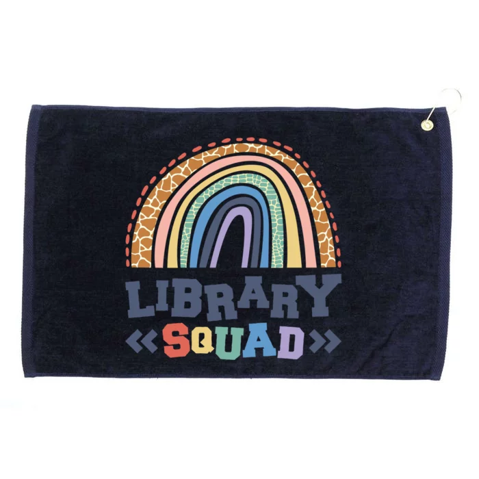 Library Squad Reading Books And Bookworm Library Day Great Gift Grommeted Golf Towel