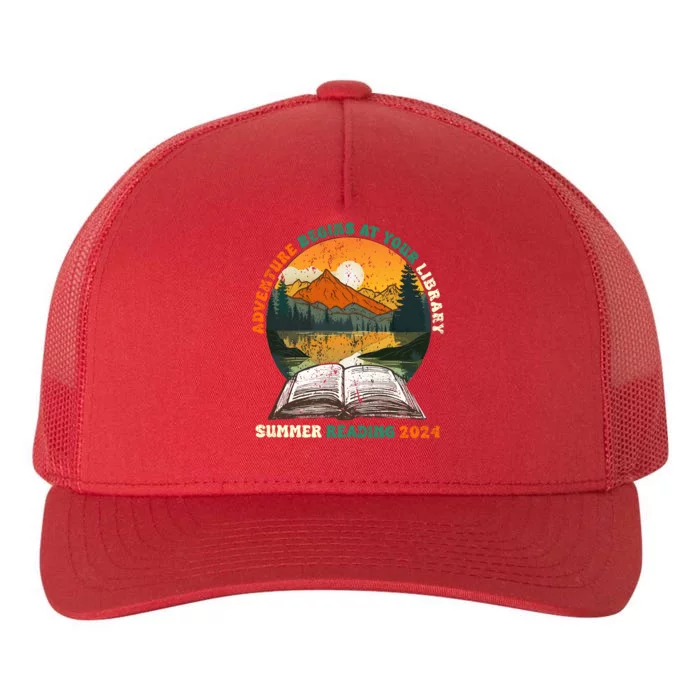 Library Summer Reading 2024 Yupoong Adult 5-Panel Trucker Hat