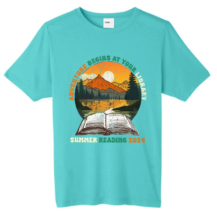 Library Summer Reading 2024 ChromaSoft Performance T-Shirt