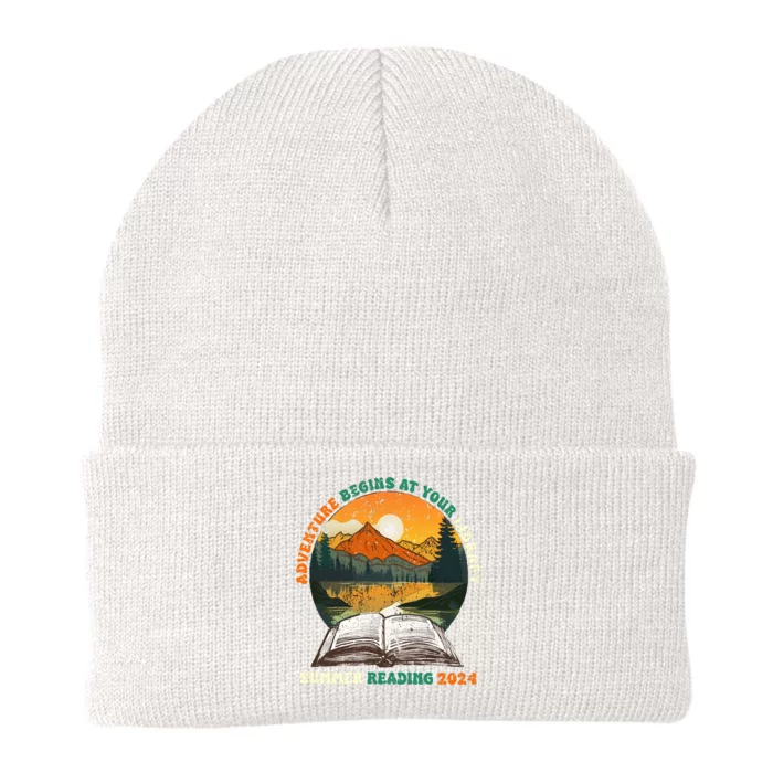 Library Summer Reading 2024 Knit Cap Winter Beanie