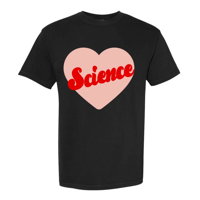 Love Science Retro Heart Garment-Dyed Heavyweight T-Shirt