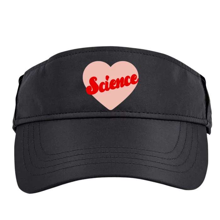 Love Science Retro Heart Adult Drive Performance Visor