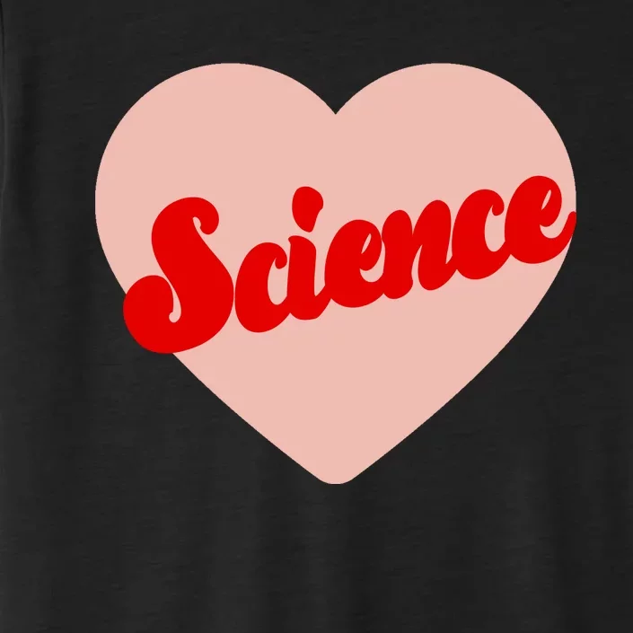 Love Science Retro Heart ChromaSoft Performance T-Shirt