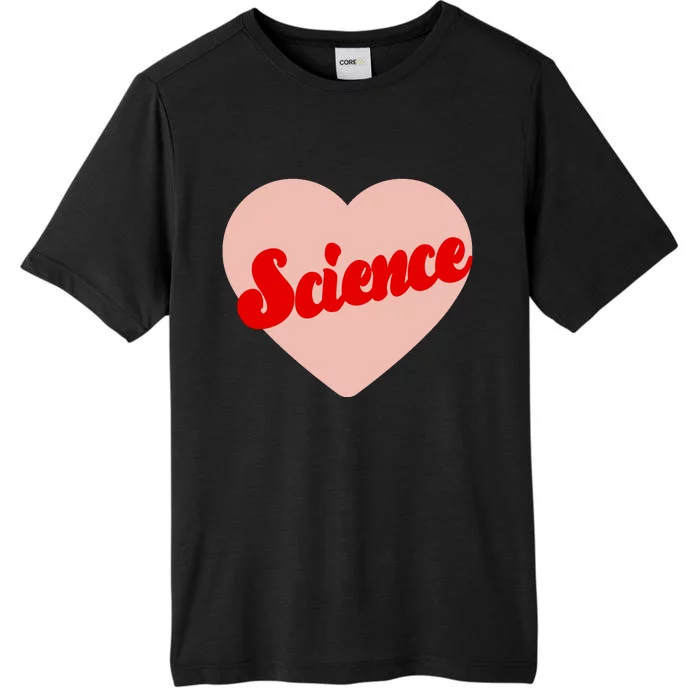 Love Science Retro Heart ChromaSoft Performance T-Shirt