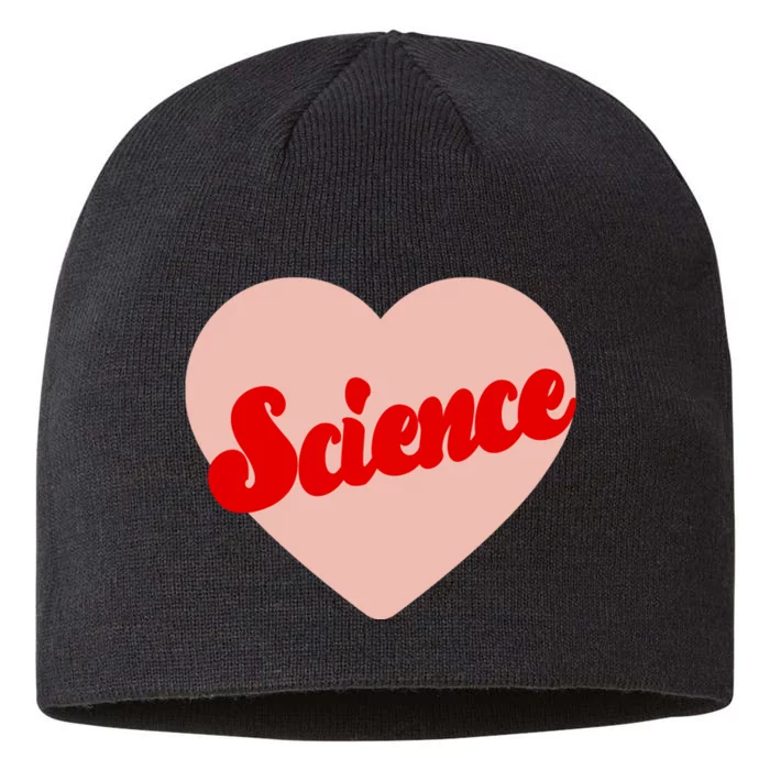 Love Science Retro Heart 8 1/2in Sustainable Knit Beanie