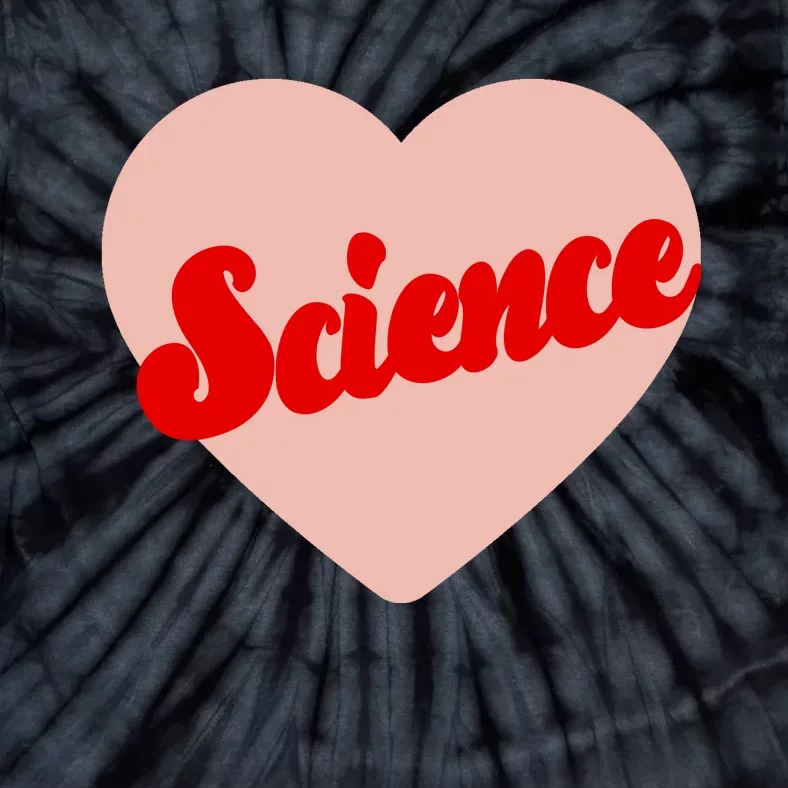 Love Science Retro Heart Tie-Dye T-Shirt