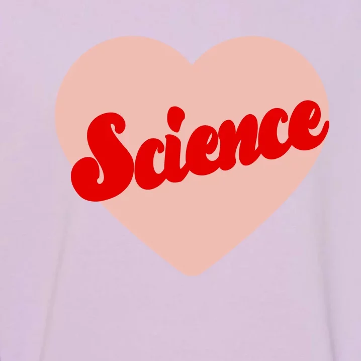 Love Science Retro Heart Garment-Dyed Sweatshirt