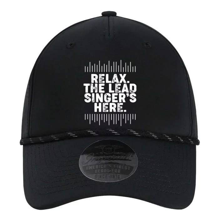 Lead Singer Relax Funny Singer Singing Gift Idea Performance The Dyno Cap