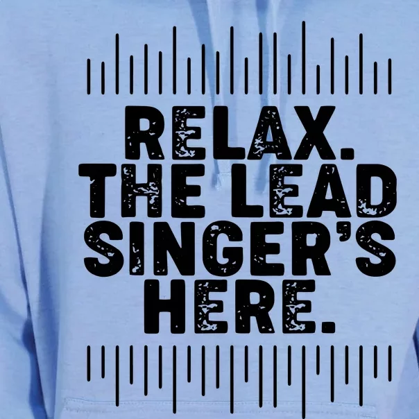 Lead Singer Relax Funny Singer Singing Gift Idea Unisex Surf Hoodie