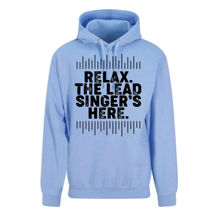 Lead Singer Relax Funny Singer Singing Gift Idea Unisex Surf Hoodie