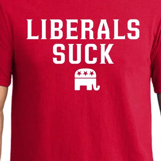 Liberals Suck Republican Party Elephant Conservatives Pajama Set