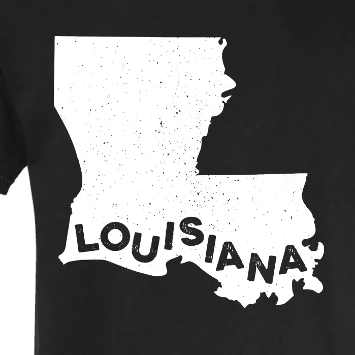 Louisiana Shirts Roots State Map Home Love Pride Garment-Dyed Heavyweight T-Shirt