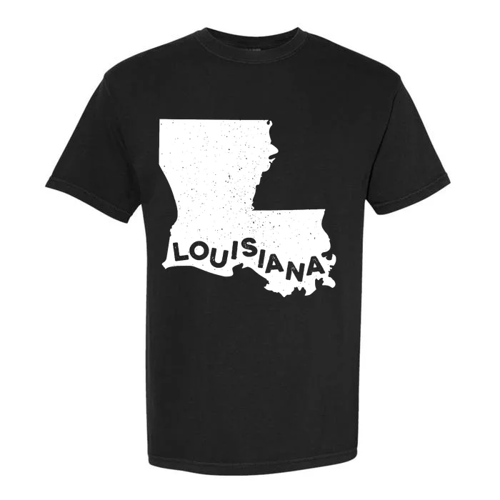 Louisiana Shirts Roots State Map Home Love Pride Garment-Dyed Heavyweight T-Shirt