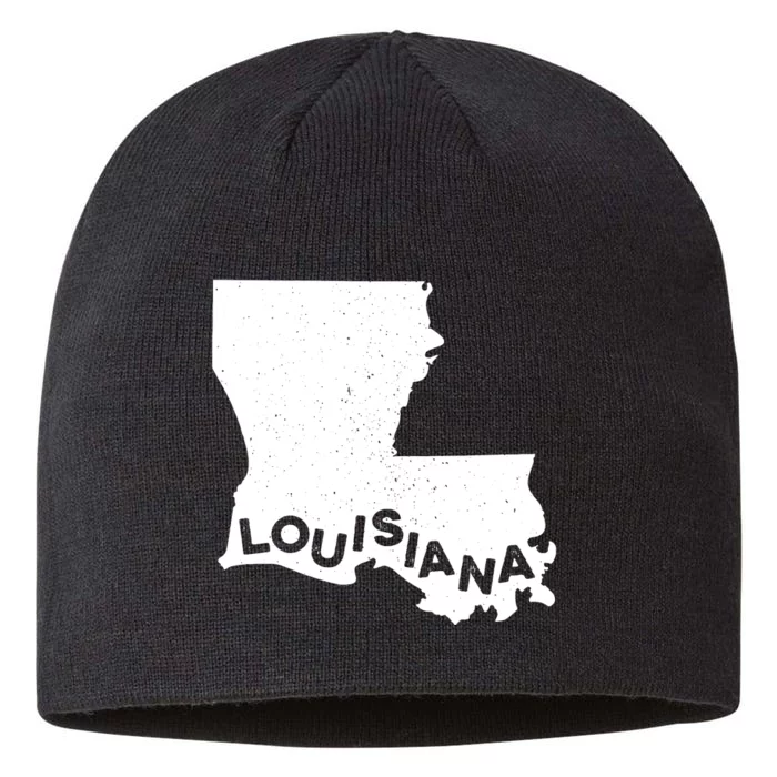 Louisiana Shirts Roots State Map Home Love Pride 8 1/2in Sustainable Knit Beanie