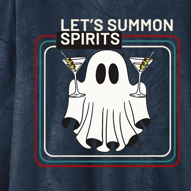 Let’S Summon Spirits Hooded Wearable Blanket