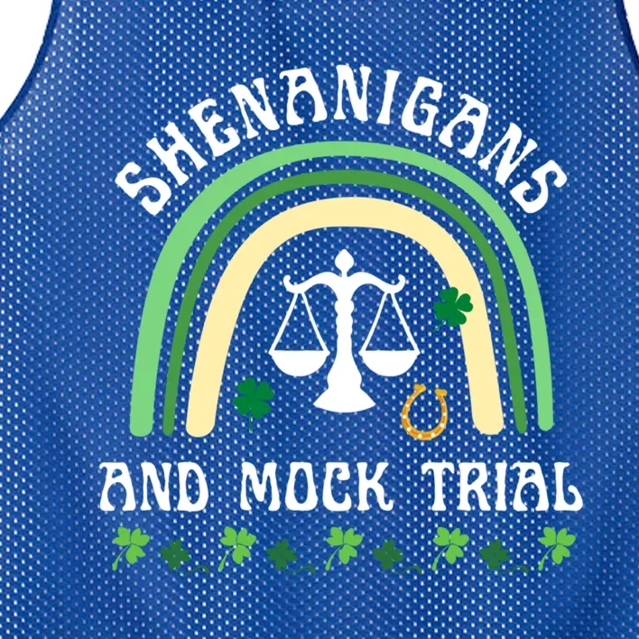 Law School St Patrick's Day Shenanigans And Mock Trial Gift Mesh Reversible Basketball Jersey Tank