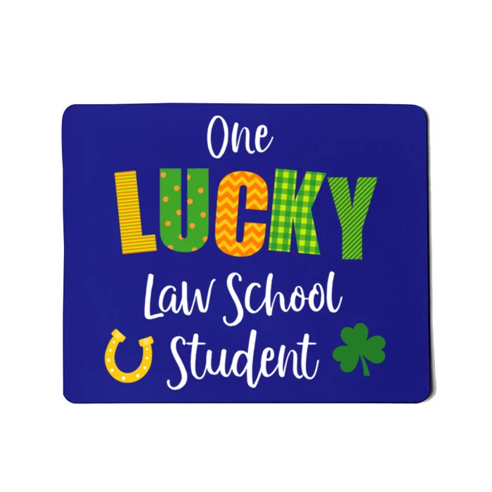 Law School Student St Patrick's Day Irish Shamrock Lawyer Gift Mousepad