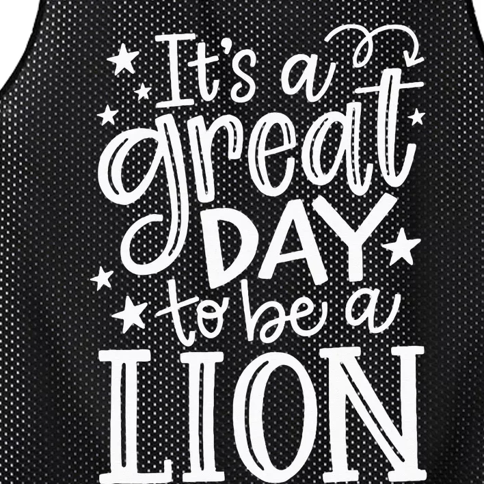 Lions School Sports Fan Team Spirit Mascot Gift Great Day Mesh Reversible Basketball Jersey Tank