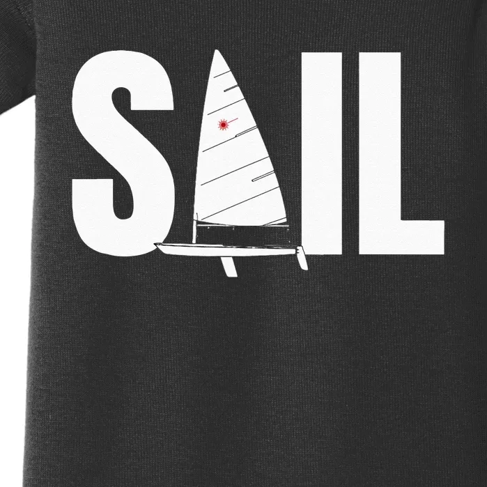 Laser Sail Sailing Gift For Sailors Baby Bodysuit