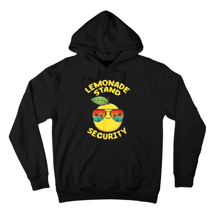 Lemonade Stand Security Cute Lemon Summer Sunglasses Citrus Hoodie