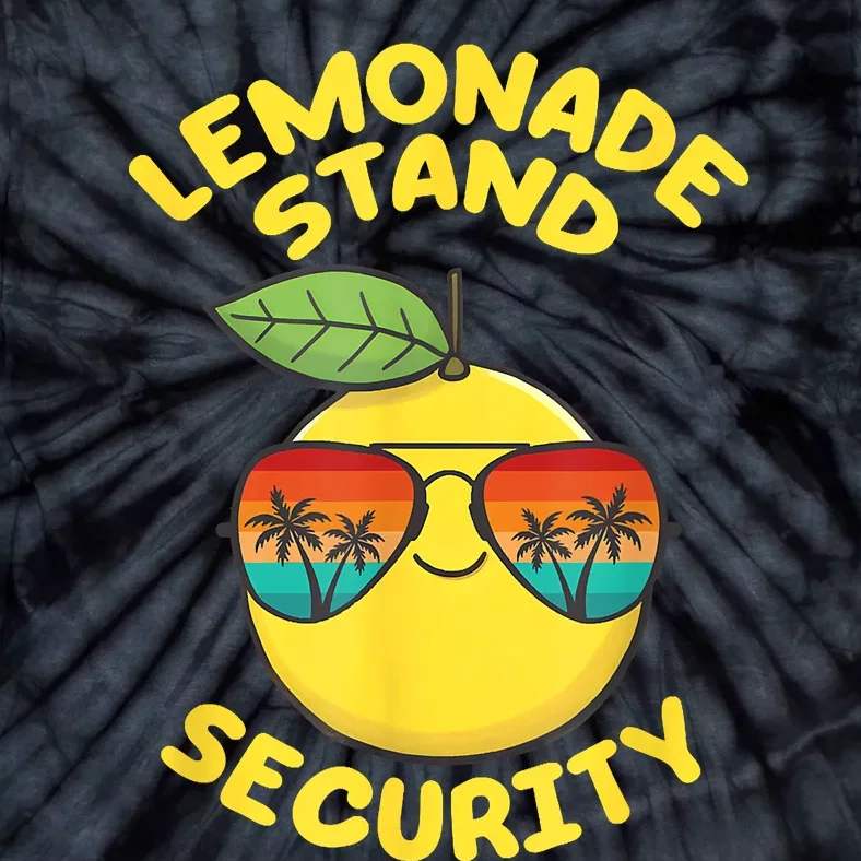 Lemonade Stand Security Cute Lemon Summer Sunglasses Citrus Tie-Dye T-Shirt