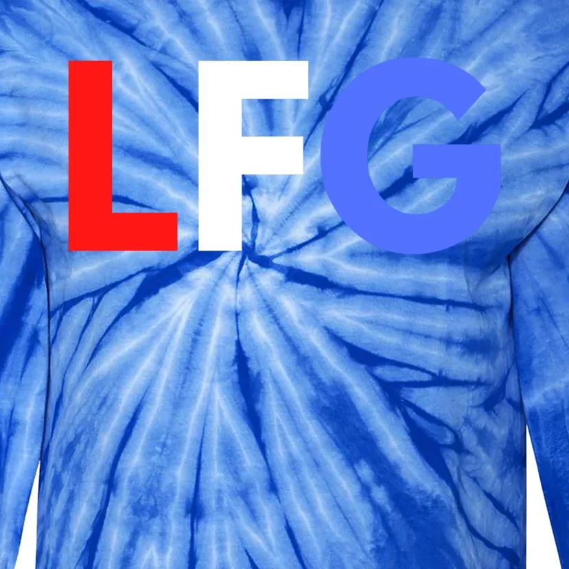 Lfg 'S Soccer Let's Go Gift Tie-Dye Long Sleeve Shirt