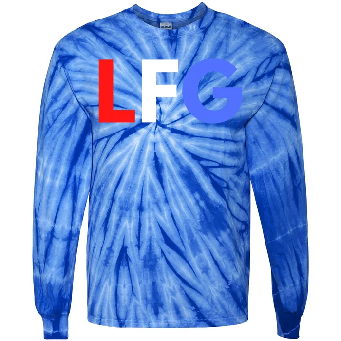 Lfg 'S Soccer Let's Go Gift Tie-Dye Long Sleeve Shirt