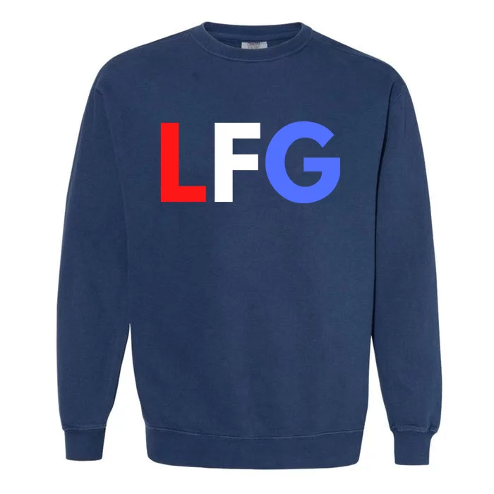 Lfg 'S Soccer Let's Go Gift Garment-Dyed Sweatshirt