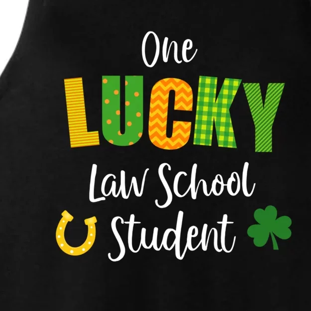 Law School Student St Patrick's Day Irish Shamrock Lawyer Gift Ladies Tri-Blend Wicking Tank