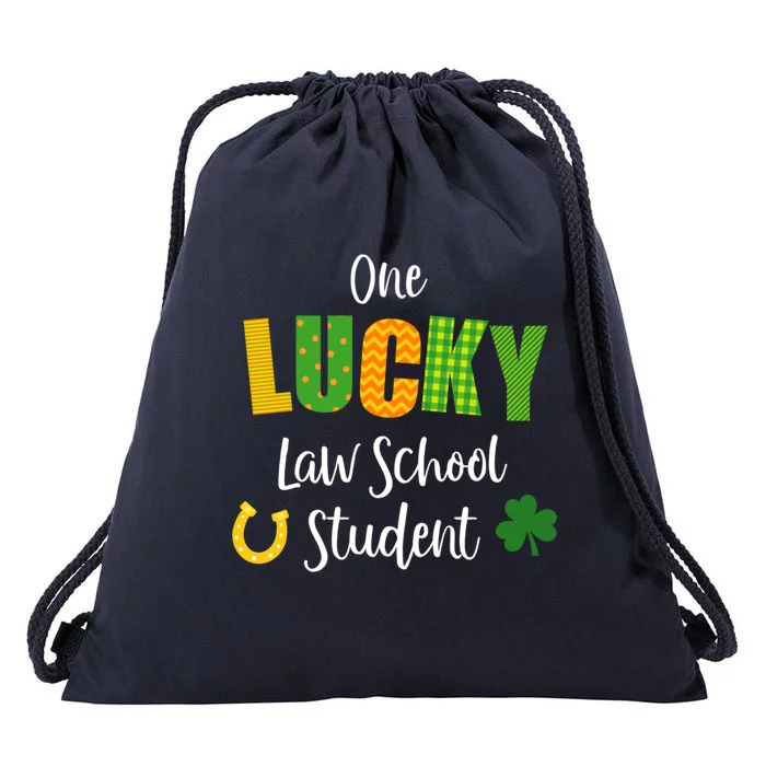 Law School Student St Patrick's Day Irish Shamrock Lawyer Gift Drawstring Bag