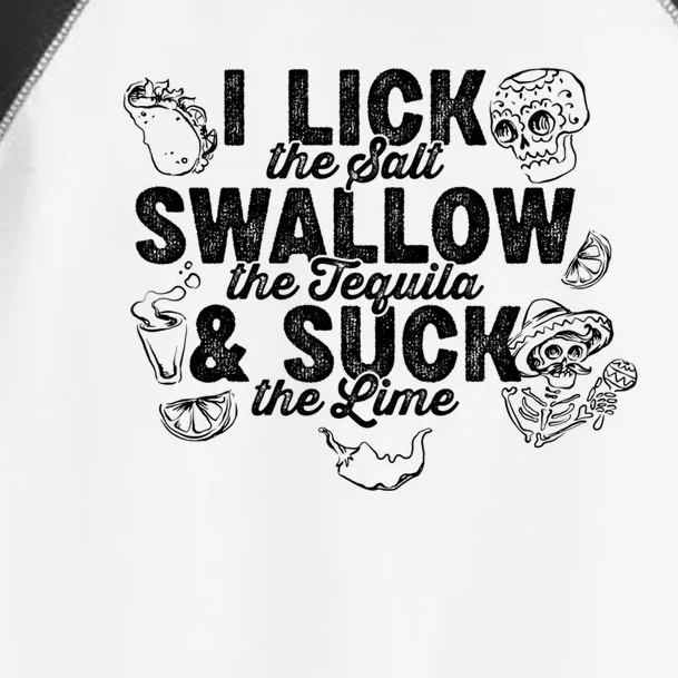 Lick Salt Swallow Tequila Suck Lime Cinco De Mayo Costume Cute Gift Toddler Fine Jersey T-Shirt