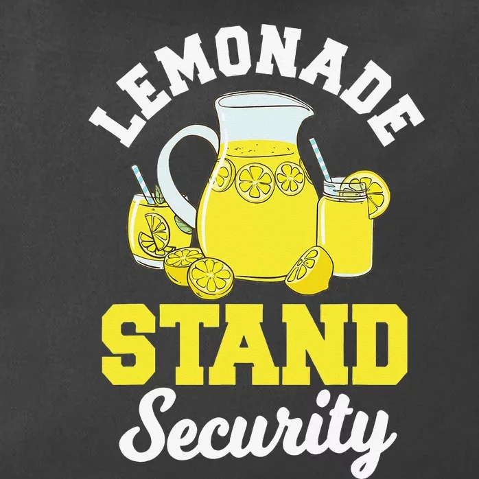 Lemonade Stand Security Lemon Juice Citrus Summer Drink Zip Tote Bag