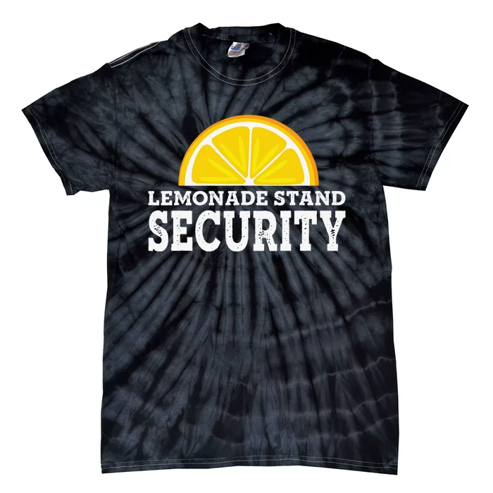 Lemonade Stand Security Lemon Juice Lemonade Summer Drink Tie-Dye T-Shirt