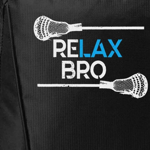 Lacrosse Sport Stick Funny Lax Player Love Perfect City Backpack